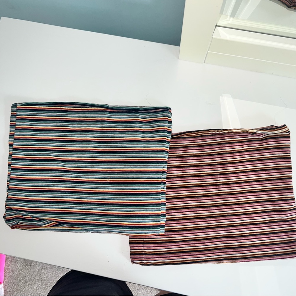 2 Brandy Melville Striped Tube Tops